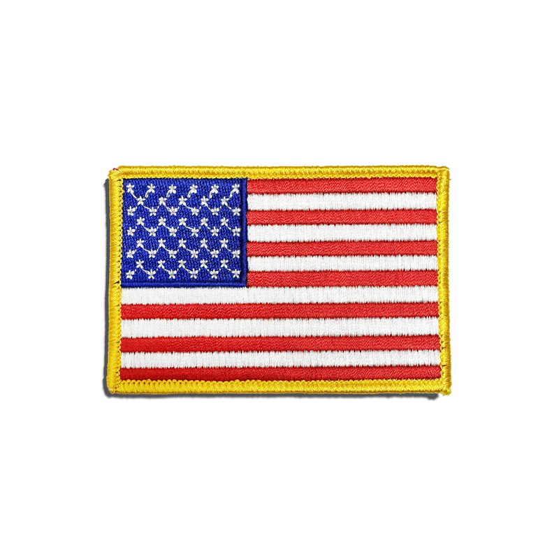 USA Flag Patch 3.5"W