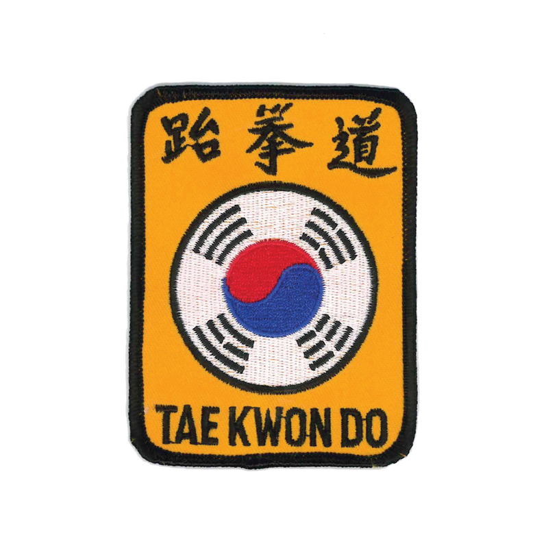 1158 TKD Symbol Patch 4"H