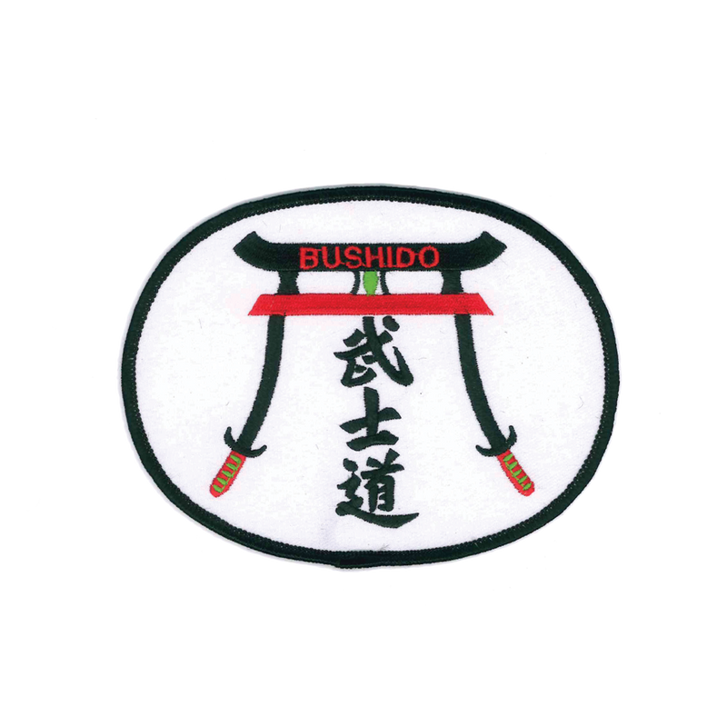 1176 Bushido Pagoda Patch 5.25"W