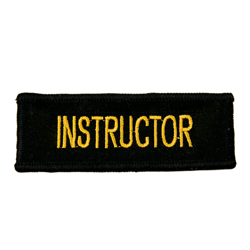 1192 Instructor Patch 4"W