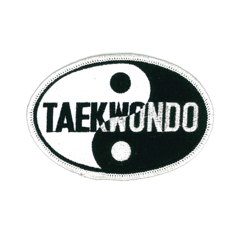 1322 TKD Yin Yang Patch 4"W