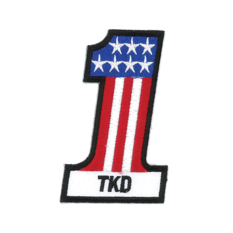 1366 #1 TKD Patch 4"H